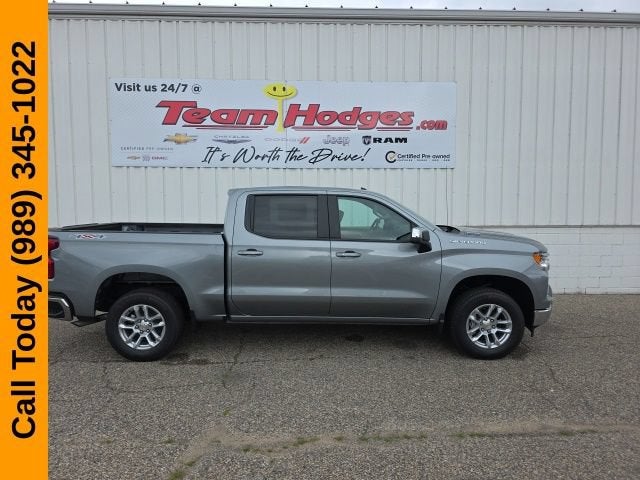 2026 Chevrolet Silverado 1500 LT (2FL) in Sterling Gray Metallic — front three-quarter view