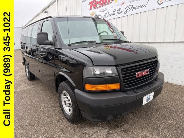 2022 GMC Savana Cargo 2500 — rear three-quarter view