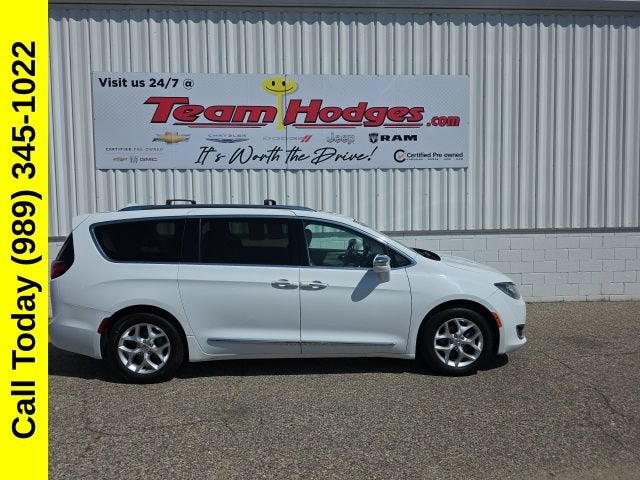 2020 Chrysler Pacifica Limited in White — front three-quarter view